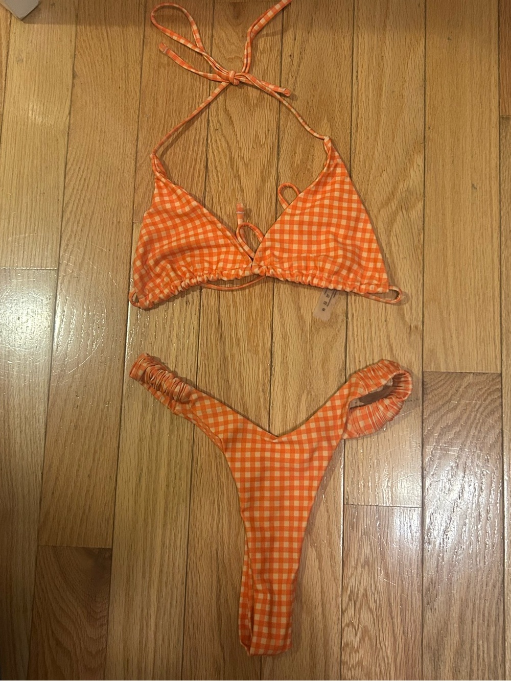 Orange bikini